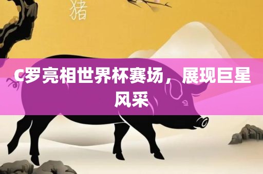 C罗亮相世界杯赛场，展现巨星风采