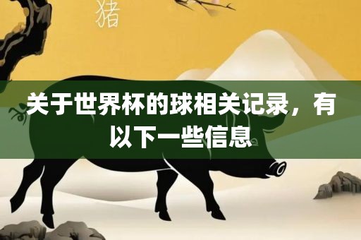 关于世界杯的球相关记录，有以下一些信息