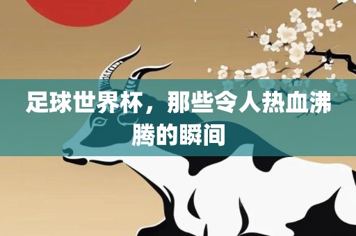 足球世界杯，那些令人热血沸腾的瞬间