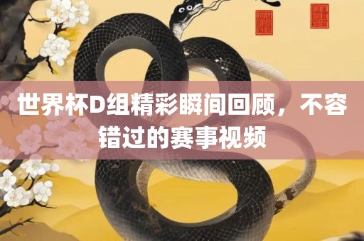 世界杯D组精彩瞬间回顾，不容错过的赛事视频