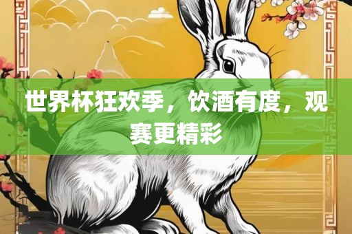 世界杯狂欢季，饮酒有度，观赛更精彩