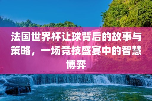 法国世界杯让球背后的故事与策略，一场竞技盛宴中的智慧博弈