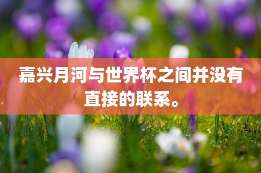 嘉兴月河与世界杯之间并没有直接的联系。