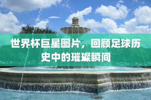 世界杯巨星图片，回顾足球历史中的璀璨瞬间