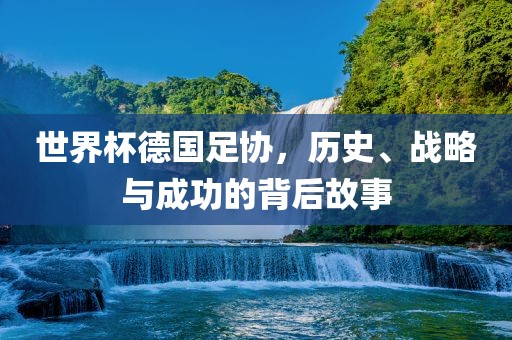 世界杯德国足协，历史、战略与成功的背后故事