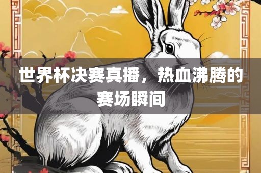世界杯决赛真播，热血沸腾的赛场瞬间