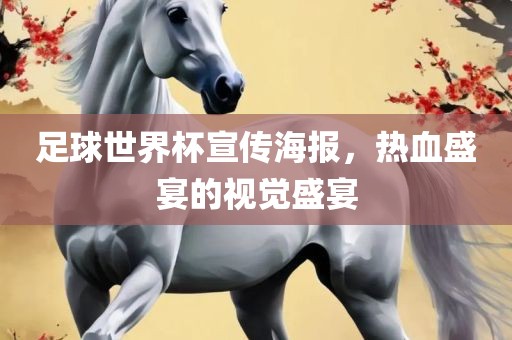 足球世界杯宣传海报，热血盛宴的视觉盛宴