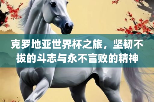 克罗地亚世界杯之旅，坚韧不拔的斗志与永不言败的精神