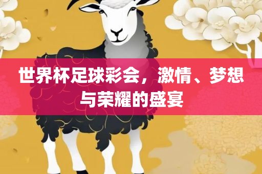 世界杯足球彩会，激情、梦想与荣耀的盛宴