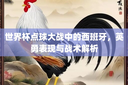 世界杯点球大战中的西班牙，英勇表现与战术解析