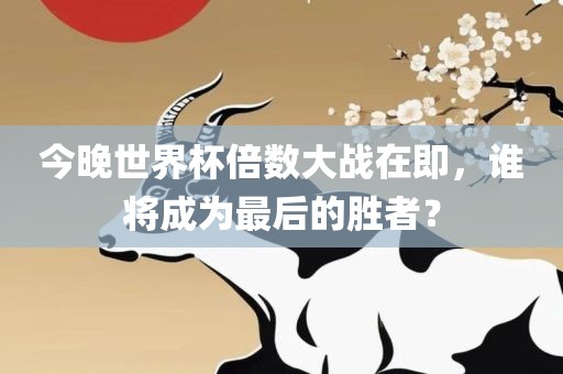 今晚世界杯倍数大战在即，谁将成为最后的胜者？