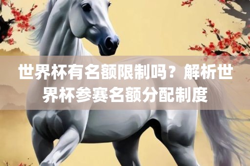 世界杯有名额限制吗？解析世界杯参赛名额分配制度