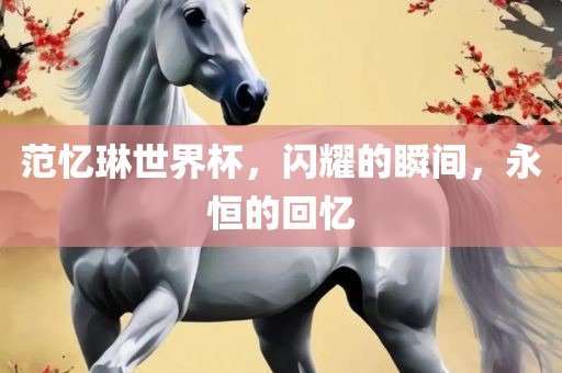 范忆琳世界杯，闪耀的瞬间，永恒的回忆