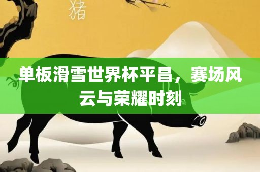 单板滑雪世界杯平昌，赛场风云与荣耀时刻