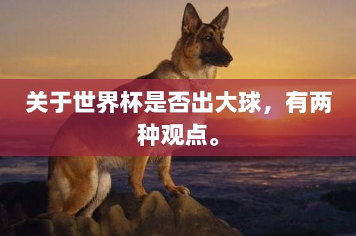 关于世界杯是否出大球，有两种观点。