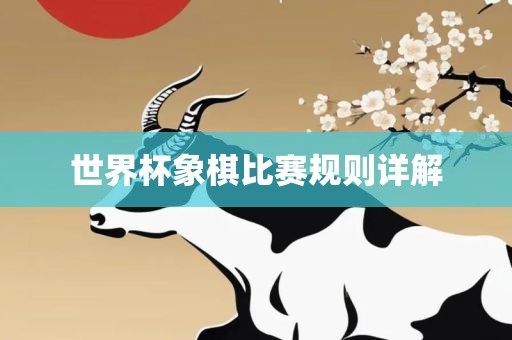 世界杯象棋比赛规则详解