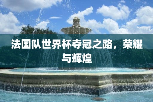 法国队世界杯夺冠之路，荣耀与辉煌