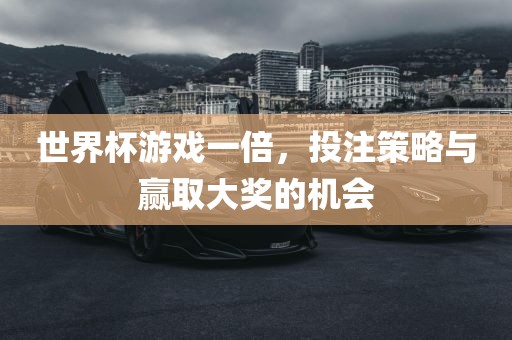 世界杯游戏一倍，投注策略与赢取大奖的机会