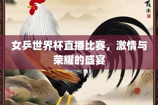 女乒世界杯直播比赛，激情与荣耀的盛宴