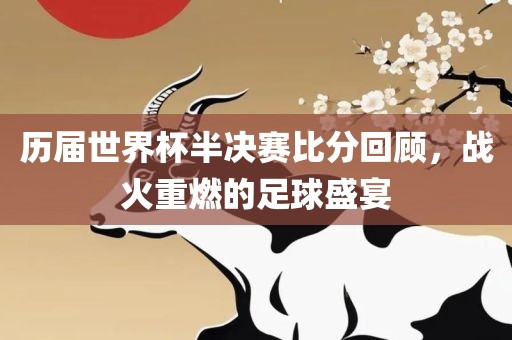 历届世界杯半决赛比分回顾，战火重燃的足球盛宴