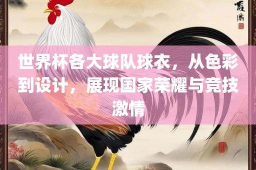 世界杯各大球队球衣，从色彩到设计，展现国家荣耀与竞技激情