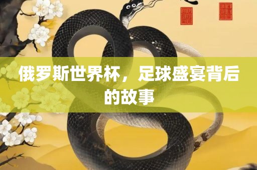 俄罗斯世界杯，足球盛宴背后的故事