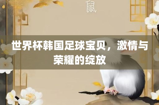 世界杯韩国足球宝贝，激情与荣耀的绽放