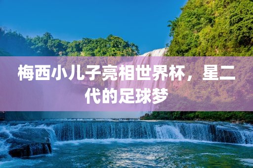 梅西小儿子亮相世界杯，星二代的足球梦