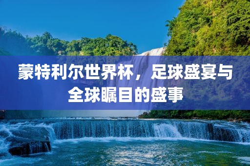 蒙特利尔世界杯，足球盛宴与全球瞩目的盛事