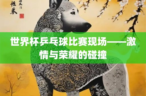 世界杯乒乓球比赛现场——激情与荣耀的碰撞