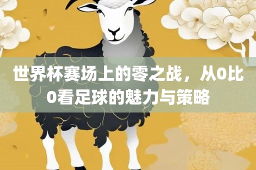 世界杯赛场上的零之战，从0比0看足球的魅力与策略