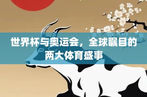 世界杯与奥运会，全球瞩目的两大体育盛事