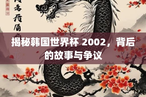 揭秘韩国世界杯 2002，背后的故事与争议