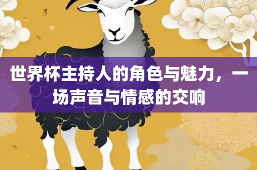 世界杯主持人的角色与魅力，一场声音与情感的交响