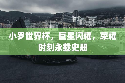 小罗世界杯，巨星闪耀，荣耀时刻永载史册