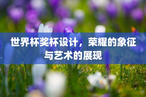 世界杯奖杯设计，荣耀的象征与艺术的展现