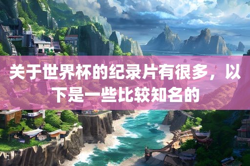 关于世界杯的纪录片有很多，以下是一些比较知名的洛阳市法福文化传播有限公司