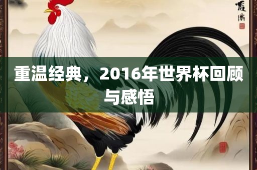 重温经典，2016年世界杯回顾与感悟洛阳市法福文化传播有限公司