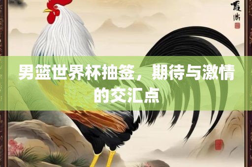男篮世界杯抽签，期待与激情的交汇点洛阳市法福文化传播有限公司