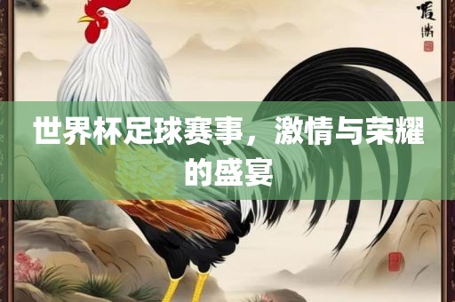 世界杯足球赛事，激情与荣耀的盛宴