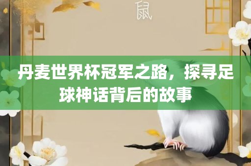 丹麦世界杯冠军之路，探寻足球神话背后的故事