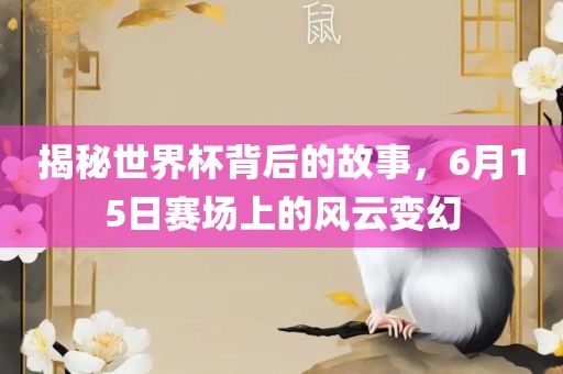 揭秘世界杯背后的故事，6月15日赛场上的风云变幻