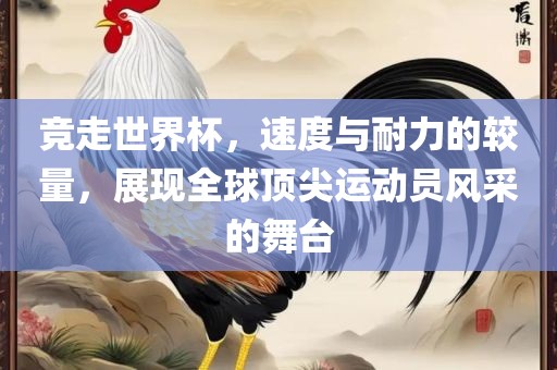 竞走世界杯，速度与耐力的较量，展现全球顶尖运动员风采的舞台