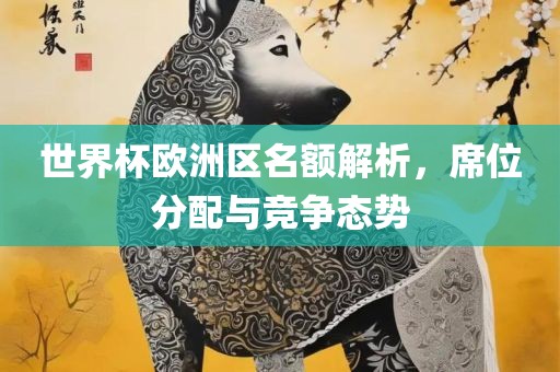 世界杯欧洲区名额解析，席位分配与竞争态势洛阳市法福文化传播有限公司