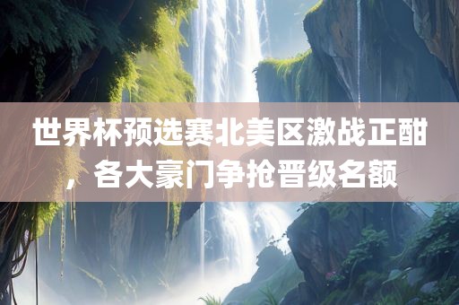 世界杯预选赛北美区激战正酣，各大豪门争抢晋级名额洛阳市法福文化传播有限公司