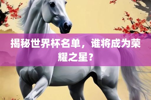 揭秘世界杯名单，谁将成为荣耀之星？