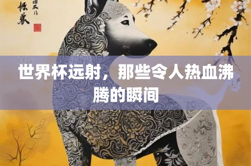 世界杯远射，那些令人热血沸腾的瞬间