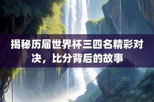 揭秘历届世界杯三四名精彩对决，比分背后的故事洛阳市法福文化传播有限公司