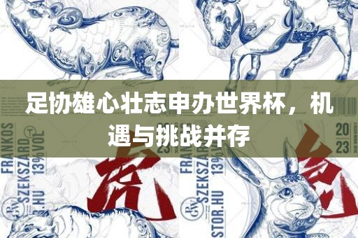 足协雄心壮志申办世界杯，机遇与挑战并存