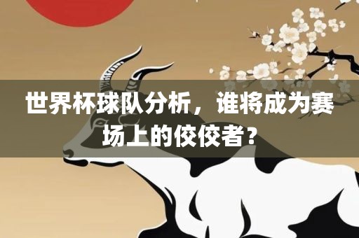 世界杯球队分析，谁将成为赛场上的佼佼者？